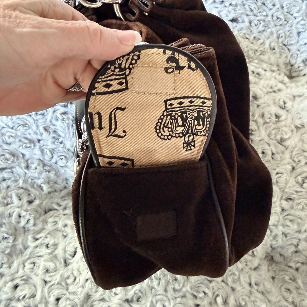 Y2K Vintage Juicy Couture Once Upon a Time Daydreamer Royal Juicy Velour Bag - Picture 7 of 16